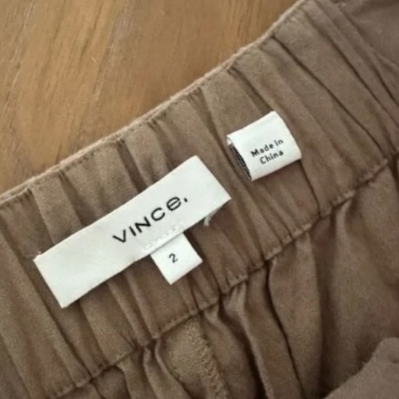 VINCE Low-Rise Cropped Parachute Pants in Shale - Picture 6 of 9